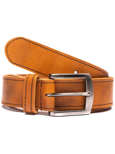 Trollfelsen Gewandung Ledergürtel Rotbraun